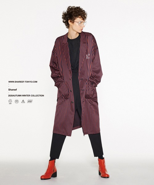 シャリーフ SHAREEF STRIPE LABORATORYシャツコート