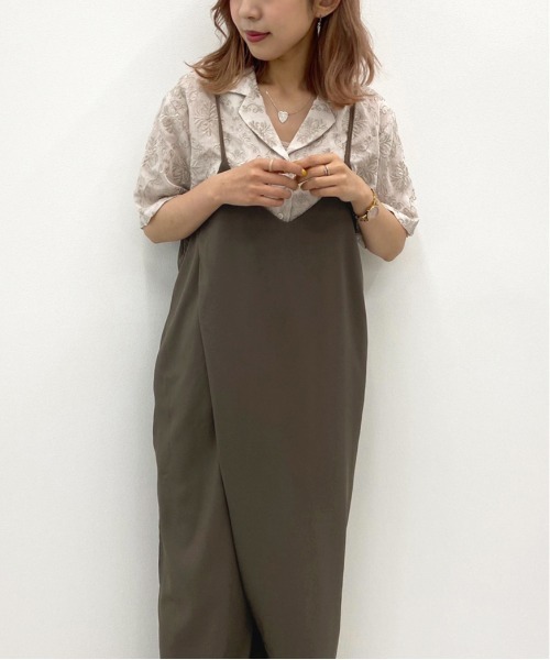apres jour mignon（アプレジュールミニョン）の「キャミサロペット【ZOZOTOWN限定アイテム】（サロペット/オーバーオール・レディース・ブラック/ブラウン系その他/ダークブラウン・フリー）」の20枚目の写真