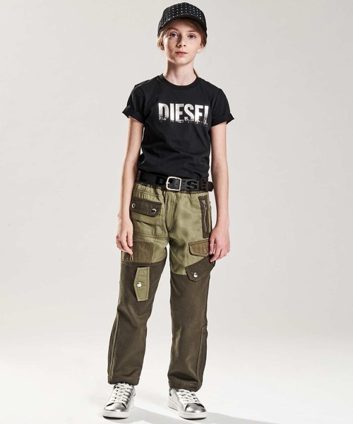DIESEL（ディーゼル）の「DIESEL（ディーゼル）Kids & Junior レディース半袖Tシャツカットソー（Tシャツ/カットソー・キッズ・ホワイト/ブラック/イエロー・6Y/8Y/14Y/4Y/16Y/12Y/10Y）」の21枚目の写真
