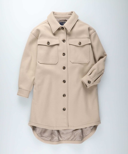 HONEYSUCKLE ROSE(ハニーサックルローズ)の「【HONEYSUCKLE ROSE】メルトンCPOジャケット(その他アウター・レディース・ダークグレー/ライトベージュ・M/L)」の16枚目の写真