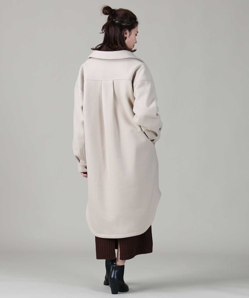 HONEYSUCKLE ROSE(ハニーサックルローズ)の「【HONEYSUCKLE ROSE】メルトンCPOジャケット(その他アウター・レディース・ダークグレー/ライトベージュ・M/L)」の10枚目の写真