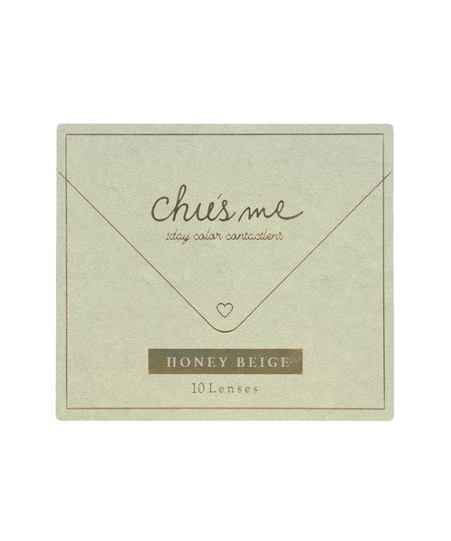 Chu's me（チューズミー）の「Chu's me 1day ハニーベージュ（10枚入り）（コンタクトレンズ・カラコン・レディース・ベージュ・±0.00/-1.25/-1.75/-2.50/-3.25/-4.25/-4.75/-5.00/-6.00/-0.75/-1.50/-2.00/-3.00/-3.50/-1.00/-3.75/-5.50/-4.50/-2.25/-2.75/-4.00/-7.50/-10.00/-9.00/-8.50/-9.50/-8.00/-6.50/-7.00）」の3枚目の写真