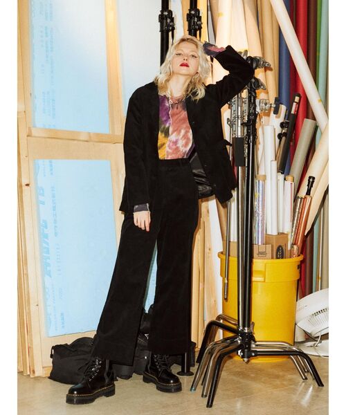 jouetie（ジュエティ）の「カラーシングルジャケット（テーラードジャケット・レディース・ライトブルー/ブラック/アイボリー/クリア/その他1・MEDIUM）」の11枚目の写真