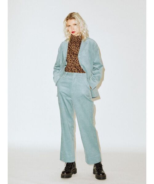 jouetie（ジュエティ）の「カラーシングルジャケット（テーラードジャケット・レディース・ライトブルー/ブラック/アイボリー/クリア/その他1・MEDIUM）」の13枚目の写真