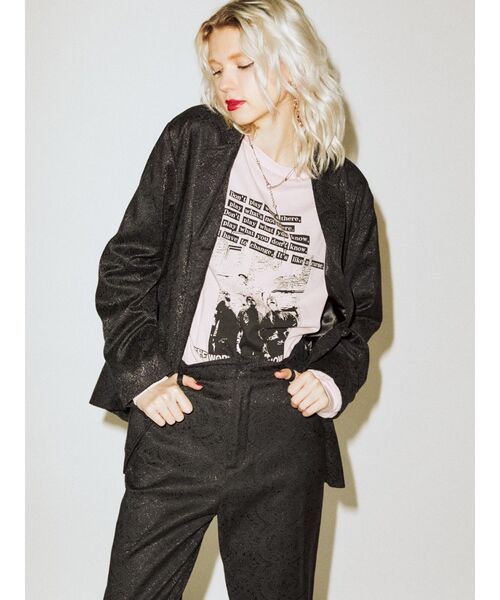 jouetie（ジュエティ）の「カラーシングルジャケット（テーラードジャケット・レディース・ライトブルー/ブラック/アイボリー/クリア/その他1・MEDIUM）」の16枚目の写真