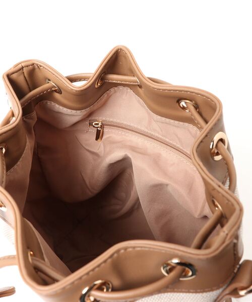 WILLSELECTION（ウィルセレクション）の「帆布×フェイクレザーコンビＢＡＧ（トートバッグ・レディース・ダークブラウン・FREE）」の2枚目の写真