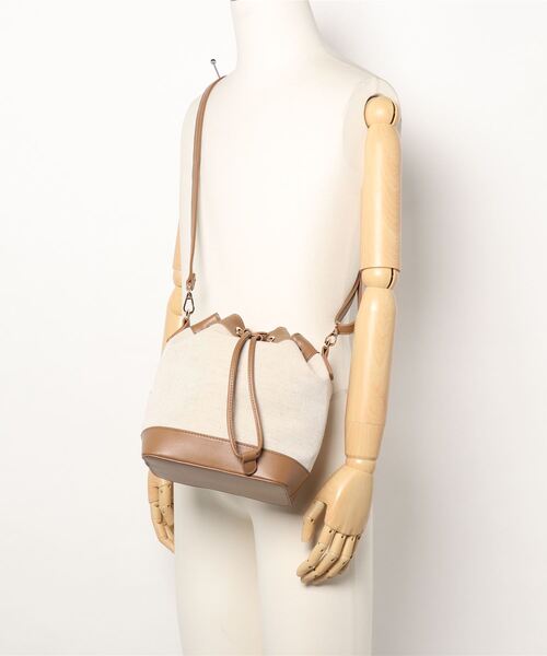 WILLSELECTION（ウィルセレクション）の「帆布×フェイクレザーコンビＢＡＧ（トートバッグ・レディース・ダークブラウン・FREE）」の7枚目の写真