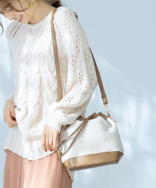 WILLSELECTION（ウィルセレクション）の「帆布×フェイクレザーコンビＢＡＧ（トートバッグ・レディース・ダークブラウン・FREE）」の13枚目の写真