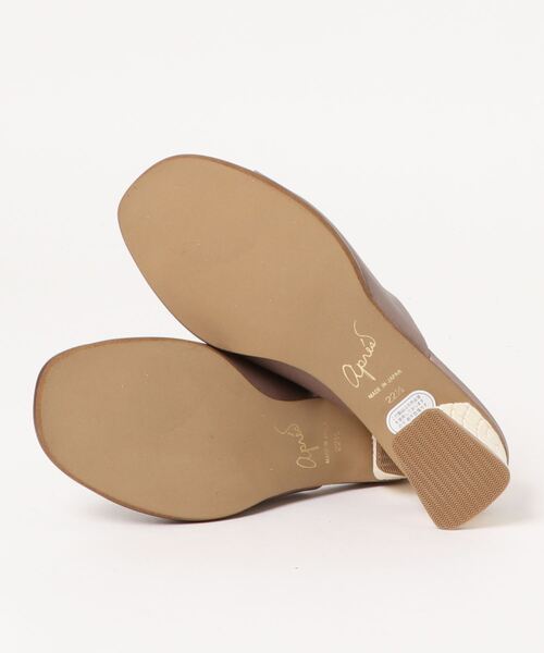 apres（アプレ）の「【LEZZA BOTANICA】シンプルミュールサンダル / apres（アプレ)（サンダル・レディース・ブラック/グレイッシュベージュ/アイボリー・24.0cm/24.5cm/22.5cm/23.0cm/23.5cm）」の8枚目の写真