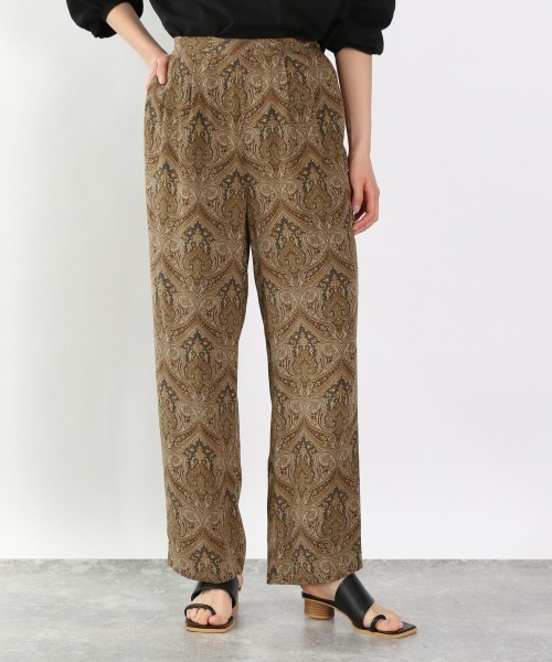 LOWRYS FARM（ローリーズファーム）の「ダマスクイージーパンツ　939536（その他パンツ・レディース・ブラック/ブラウン/ベージュ・FREE）」の10枚目の写真