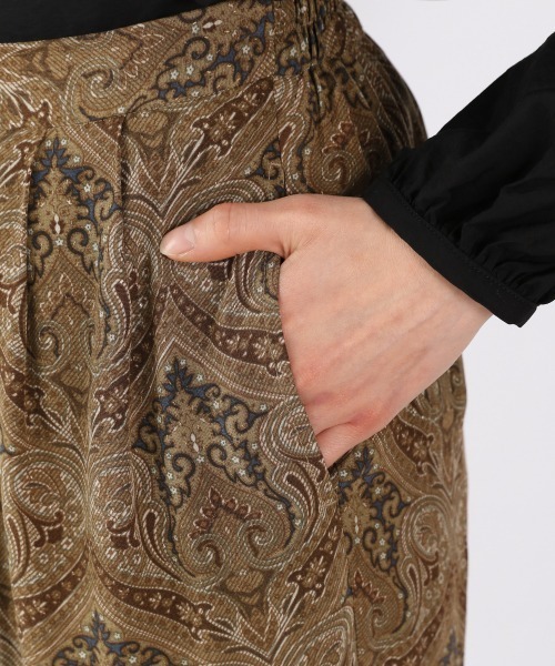 LOWRYS FARM（ローリーズファーム）の「ダマスクイージーパンツ　939536（その他パンツ・レディース・ブラック/ブラウン/ベージュ・FREE）」の14枚目の写真