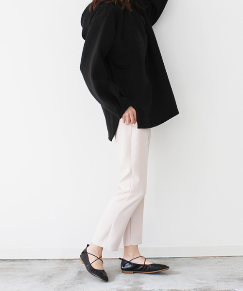 MODE ROBE(モードローブ)の「クロスストラップシューズ(パンプス・レディース・ブラック/アイボリー/キャメル・23㎝/24.5㎝/23.5㎝/24㎝/25㎝)」の9枚目の写真