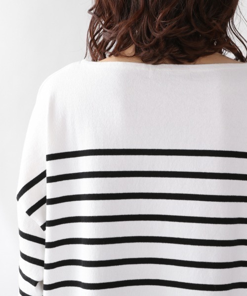yuw(ユウ)の「パネルボーダーLS 943444(Tシャツ/カットソー・レディース・ホワイト系その他/ブルー系その他/オレンジ系その他2・FREE)」の17枚目の写真