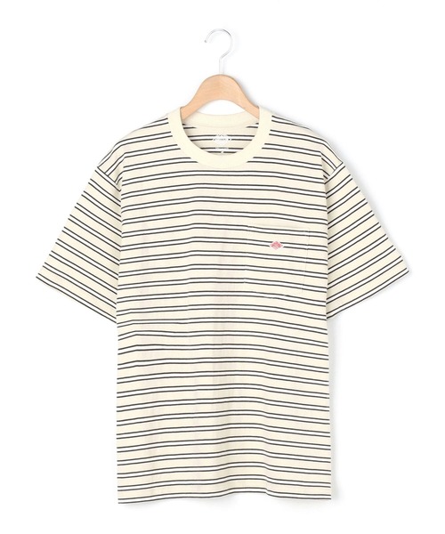 DANTON（ダントン）の「【DANTON】ポケットTシャツ STRIPE MEN（Tシャツ/カットソー・メンズ・A/C/B/その他26・40/38/42/44）」の3枚目の写真