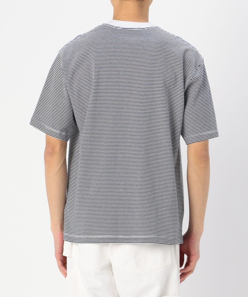 DANTON（ダントン）の「【DANTON】ポケットTシャツ STRIPE MEN（Tシャツ/カットソー・メンズ・A/C/B/その他26・40/38/42/44）」の6枚目の写真