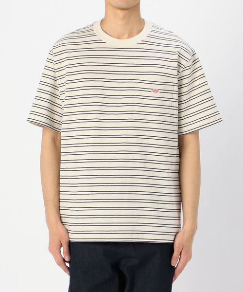 DANTON（ダントン）の「【DANTON】ポケットTシャツ STRIPE MEN（Tシャツ/カットソー・メンズ・A/C/B/その他26・40/38/42/44）」の22枚目の写真