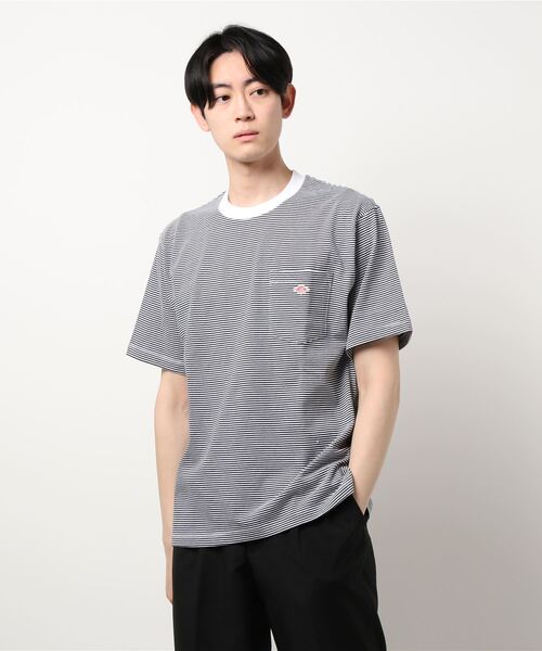 DANTON（ダントン）の「【DANTON】ポケットTシャツ STRIPE MEN（Tシャツ/カットソー・メンズ・A/C/B/その他26・40/38/42/44）」の8枚目の写真