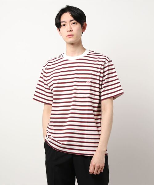 DANTON（ダントン）の「【DANTON】ポケットTシャツ STRIPE MEN（Tシャツ/カットソー・メンズ・A/C/B/その他26・40/38/42/44）」の5枚目の写真