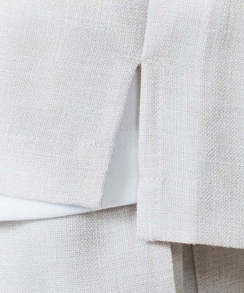 WEGO（ウィゴー）の「WEGO/リネンライクフラップポケット5分袖シャツ（シャツ/ブラウス・メンズ・ベージュ/ラベンダー/ブラック/ピンク/ターコイズブルー/ダークオレンジ/ワイン・SMALL/MEDIUM/LARGE）」の14枚目の写真