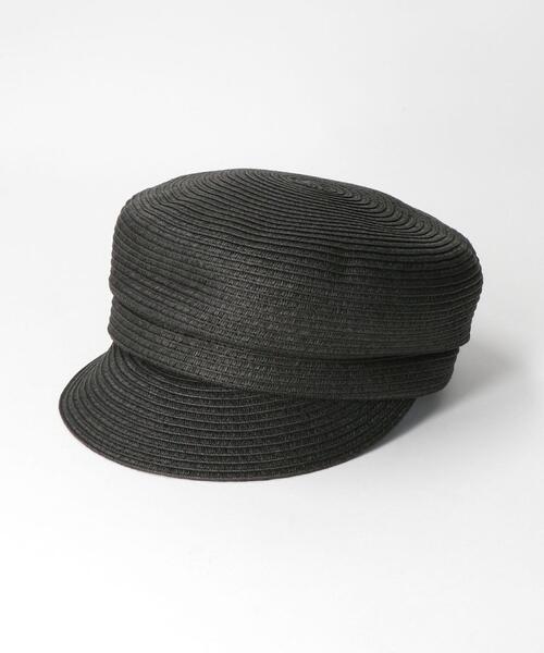 THE STATION STORE(ザ ステーション ストア)の「<closet story>マリン キャスケット(ハット・レディース・ブラック/ベージュ・FREE)」の2枚目の写真