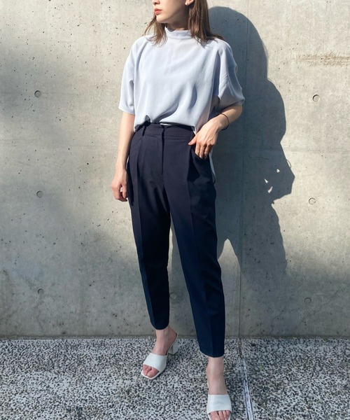 CAST:(キャストコロン)の「ギャザーブラウス(シャツ/ブラウス・レディース・ホワイト/ブラック/イエロー/ブルー/ネイビー/ブラウン・M)」の20枚目の写真