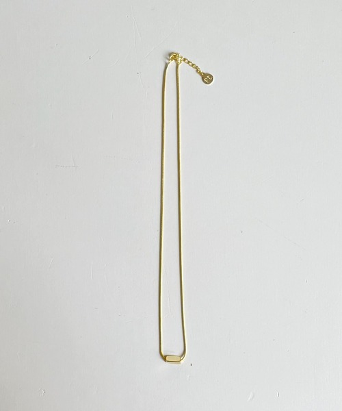 CANAL JEAN(キャナルジーン)の「Pt(ピーティー) モチーフネックレス(ネックレス・レディース・シルバー/ゴールド・ONE SIZE)」の5枚目の写真