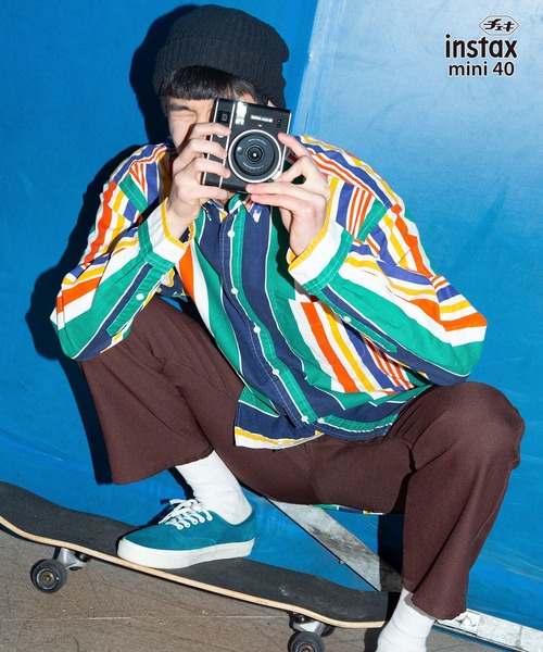 MONO-MART（モノマート）の「“チェキ” instax mini 40 専用カメラケース（カメラ/カメラグッズ・メンズ・ブラック・FREE）」の2枚目の写真