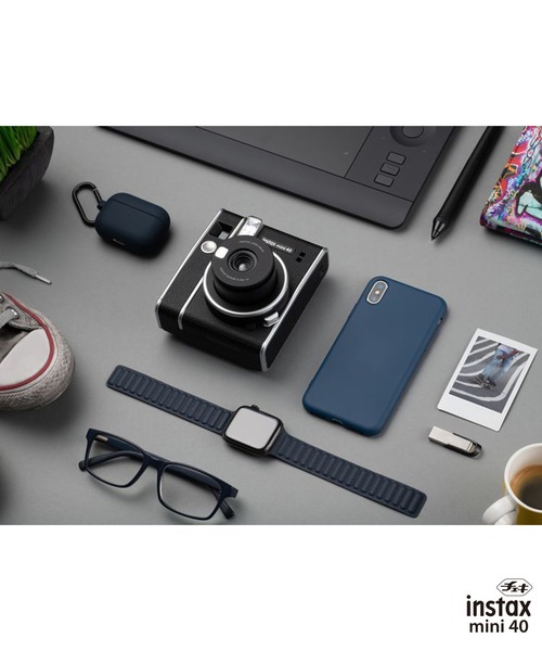 MONO-MART（モノマート）の「“チェキ” instax mini 40 専用カメラケース（カメラ/カメラグッズ・メンズ・ブラック・FREE）」の5枚目の写真