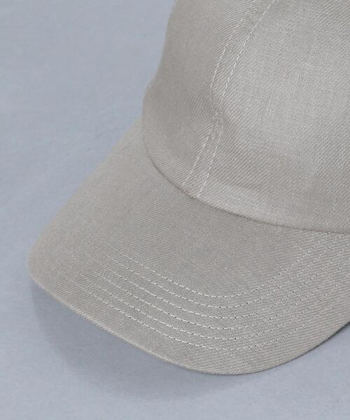 UNITED ARROWS(ユナイテッドアローズ)の「UWSC CL キャップ(キャップ・レディース・ネイビー/オリーブ/ナチュラル・FREE)」の17枚目の写真