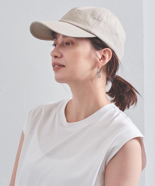 UNITED ARROWS(ユナイテッドアローズ)の「UWSC CL キャップ(キャップ・レディース・ネイビー/オリーブ/ナチュラル・FREE)」の20枚目の写真