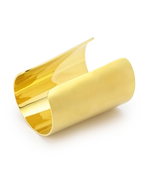 BEAMS BOY（ビームスボーイ）の「BEAMS BOY / BRASS ウルトラ ワイド バングル（バングル/リストバンド・レディース・イエロー系その他・ONE SIZE）」の6枚目の写真