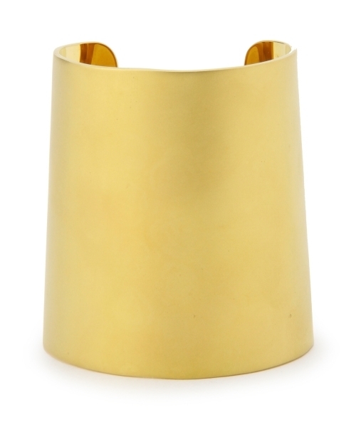 BEAMS BOY（ビームスボーイ）の「BEAMS BOY / BRASS ウルトラ ワイド バングル（バングル/リストバンド・レディース・イエロー系その他・ONE SIZE）」の7枚目の写真