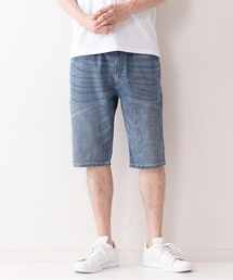 【BLUE STANDARD】ＡＩＲＢＬＯＷデニム　ストレッチ素材　ショートパンツ