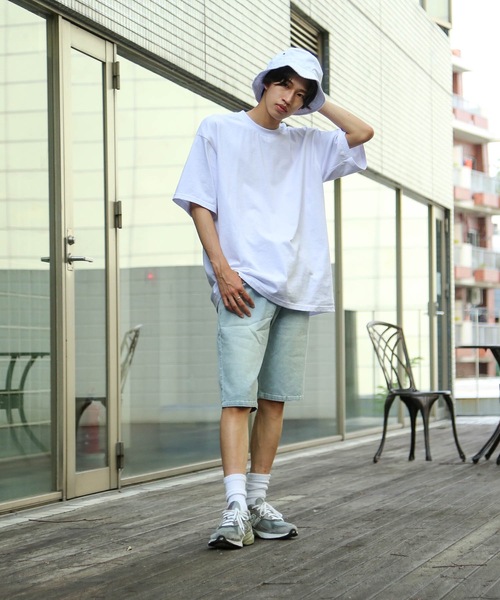Blue Standard (ブルースタンダード)の「【BLUE STANDARD】AIRBLOWデニム ストレッチ素材 ショートパンツ(デニムパンツ・メンズ・ブルー系その他/ライトインディゴブルー・X-LARGE/MEDIUM/LARGE)」の13枚目の写真