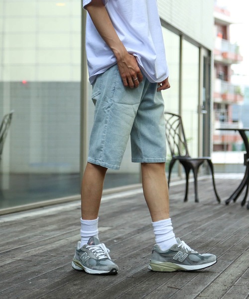 Blue Standard (ブルースタンダード)の「【BLUE STANDARD】AIRBLOWデニム ストレッチ素材 ショートパンツ(デニムパンツ・メンズ・ブルー系その他/ライトインディゴブルー・X-LARGE/MEDIUM/LARGE)」の17枚目の写真