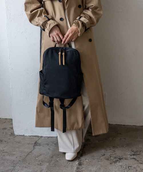 VitaFelice（ヴィータフェリーチェ）の「ナイロンリュックサック（バックパック/リュック・レディース・ブラック/グレー/ダークネイビー/ベージュ/チャコールグレー・FREE）」の17枚目の写真