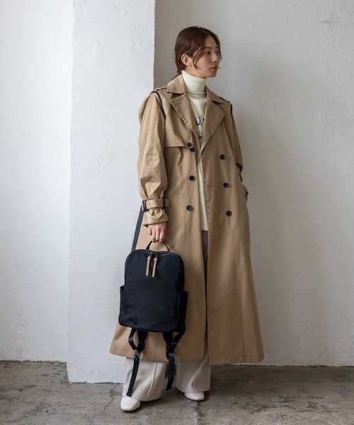 VitaFelice（ヴィータフェリーチェ）の「ナイロンリュックサック（バックパック/リュック・レディース・ブラック/グレー/ダークネイビー/ベージュ/チャコールグレー・FREE）」の15枚目の写真