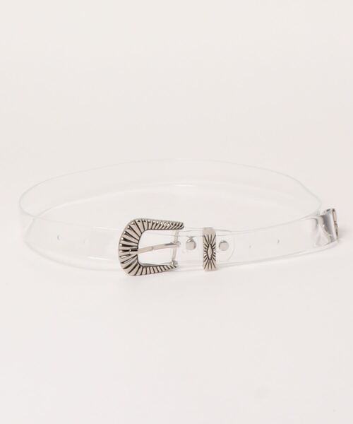 INGNI（イング）の「ウエスタンバックルベルト／B（ベルト・レディース・クリア/ブラック/ブラウン系1・ONE SIZE）」の3枚目の写真