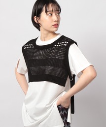 PAGEBOY | スカシショートビスチェ(ベスト)