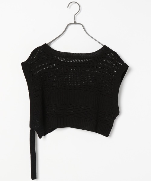 PAGEBOY(ページボーイ)の「スカシショートビスチェ(ベスト・レディース・オフホワイト/ブラック・FREE)」の13枚目の写真