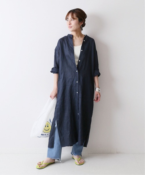 FRAMeWORK（フレームワーク）の「FRENCH LINEN シャツワンピース2