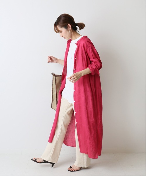 FRAMeWORK（フレームワーク）の「FRENCH LINEN シャツワンピース