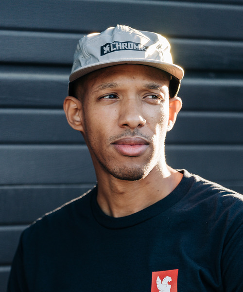 CHROME（クローム）の「［ CHROME / クローム ］5 PANEL HAT  / 5パネル ハット リフレクター（キャップ・メンズ・シルバー系その他/ブラック・FREE）」の7枚目の写真