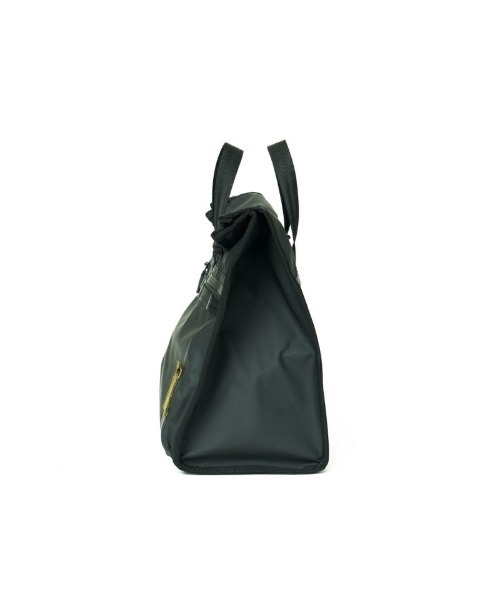 AS2OV（アッソブ）の「NYLON POLYCARBONATE LUNCH BAG ランチバッグ（エコバッグ/サブバッグ・メンズ・ブラック/カーキオリーブ・ONESIZE）」の4枚目の写真