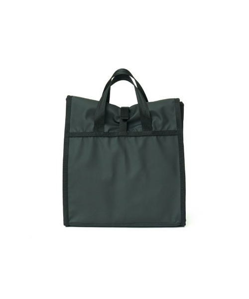 AS2OV（アッソブ）の「NYLON POLYCARBONATE LUNCH BAG ランチバッグ（エコバッグ/サブバッグ・メンズ・ブラック/カーキオリーブ・ONESIZE）」の10枚目の写真