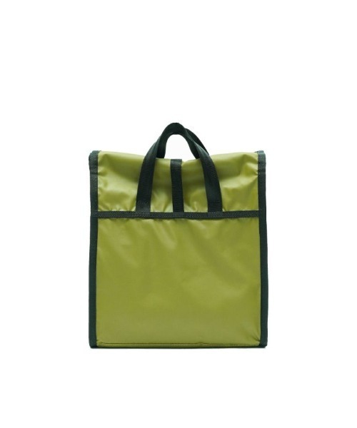 AS2OV（アッソブ）の「NYLON POLYCARBONATE LUNCH BAG ランチバッグ（エコバッグ/サブバッグ・メンズ・ブラック/カーキオリーブ・ONESIZE）」の12枚目の写真