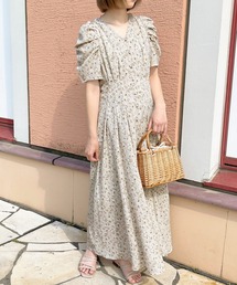 花柄フロントタックワンピ【ZOZOTOWN限定アイテム】