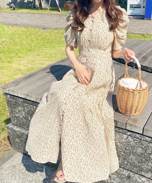 セール 花柄フロントタックワンピ Zozotown限定アイテム ワンピース Apres Jour アプレジュール のファッション通販 Zozotown