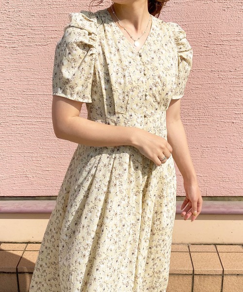 apres jour(アプレジュール)の「花柄フロントタックワンピ【ZOZOTOWN限定アイテム】(ワンピース・レディース・ベージュ/オフホワイト/ブルー系その他/イエロー系その他・SMALL/MEDIUM/X-LARGE)」の20枚目の写真