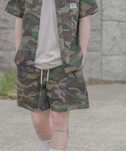SIDEWAY STANCE(サイドウェイスタンス)の「【SIDEWAY STANCE】 カモフラージュ 迷彩柄 ワイドシルエット バギー ショートパンツ セットアップ対応(その他パンツ・メンズ・A/C/B・LARGE/MEDIUM)」の12枚目の写真